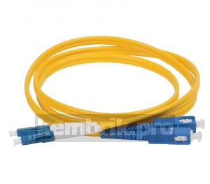Шнур оптический коммутационный переходной (патч-корд) для одномодового кабеля (SM) 9/125 (OS2) LC/UPC-SC/UPC двойного исполнения (Duplex) LSZH 1м
