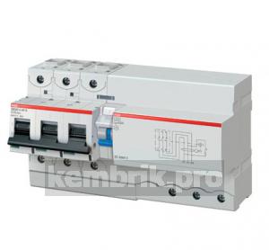 Выключатель автоматический дифференциального тока DS803S C 125/0.3 A S