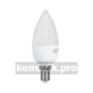 Лампа светодиодная LED Свеча 7Вт Е14 230v 4500K 560Лм