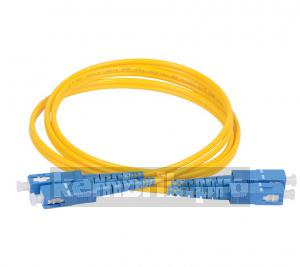 Шнур оптический коммутационный соединительный (патч-корд) для одномодового кабеля (SM) 9/125 (OS2) SC/UPC-SC/UPC двойного исполнения (Duplex) LSZH 1м