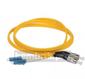 Шнур оптический коммутационный переходной (патч-корд) для одномодового кабеля (SM) 9/125 (OS2) FC/UPC-LC/UPC двойного исполнения (Duplex) LSZH 1м (5шт)