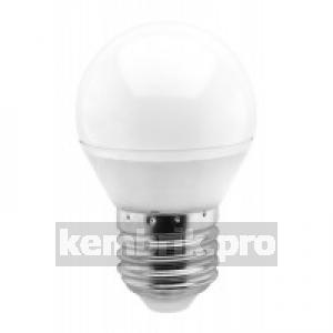Лампа светодиодная LED 5вт Е27 белый матовый шар