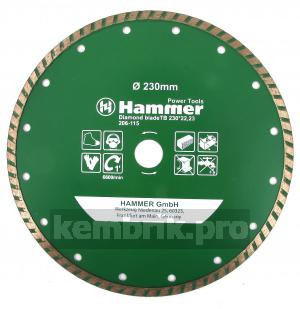 Круг алмазный Hammer 206-115 db tb