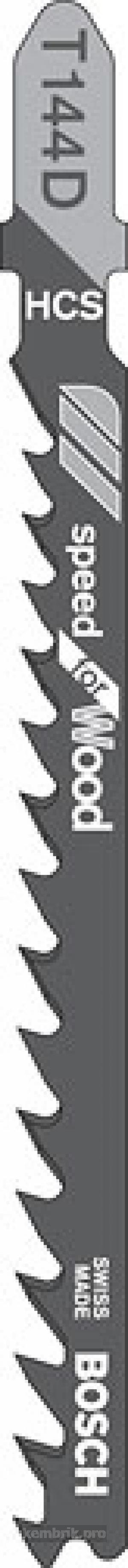 Пилки для лобзика Bosch T144d (2.608.630.040)