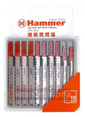 Пилки для лобзика Hammer Jg wd-pl набор no4 (10шт.)