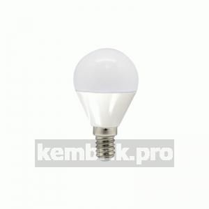 Лампа светодиодная LED 5вт Е14 теплый матовый шар